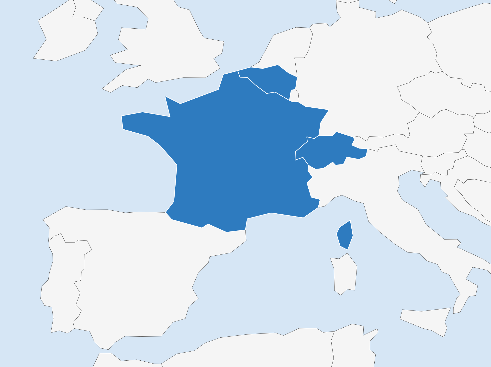 Carte de couverture — France, Belgique, Suisse